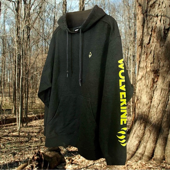 Thick Wolverine Brand Hoodie Size XL - Picture 3 of 4